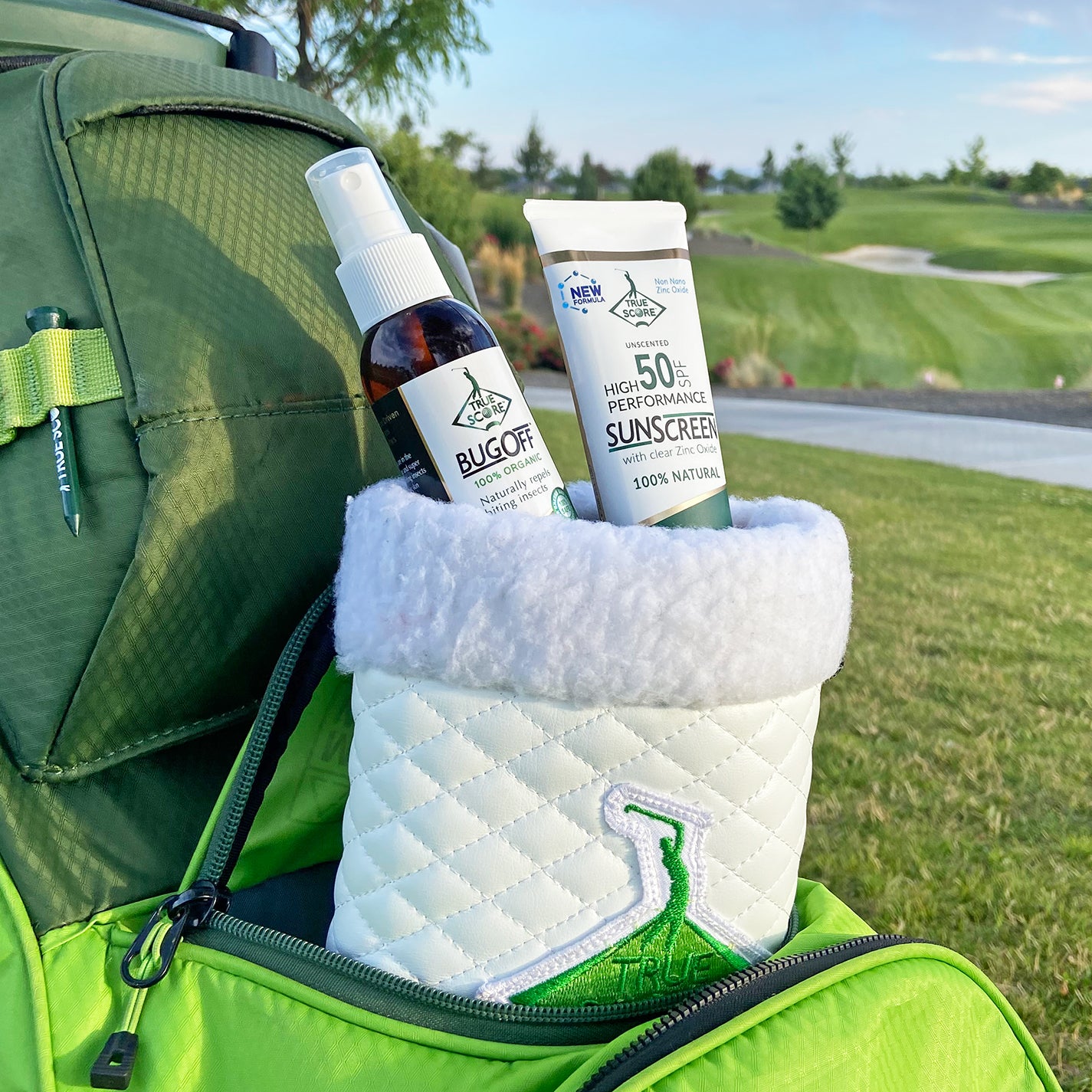 natural bug spray repellent for golfers sunscreen