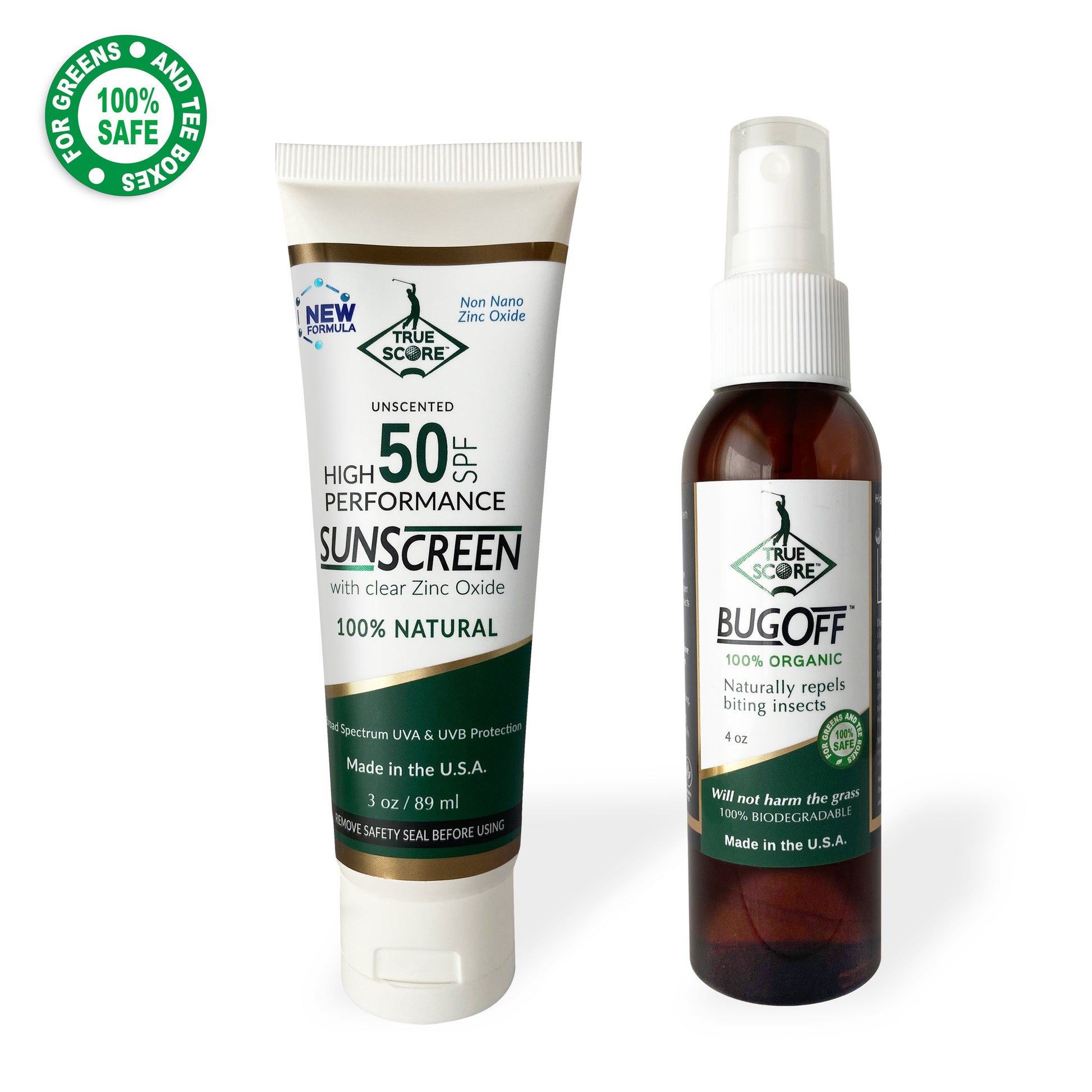 natural sunscreen bug spray for golf