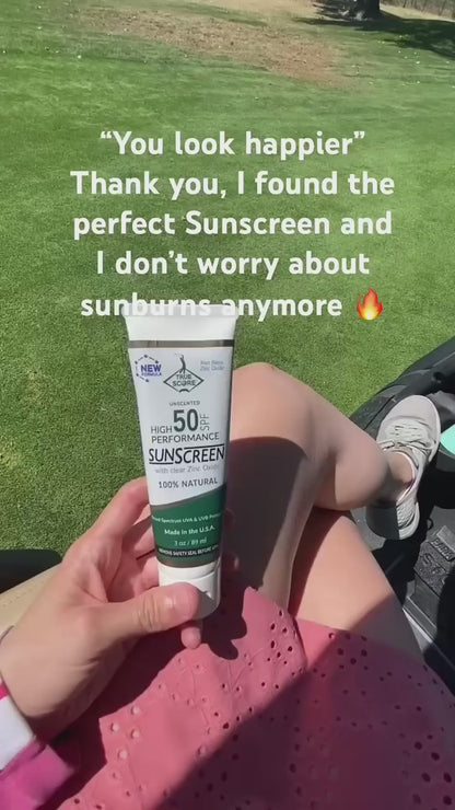 High Performance Sunscreen SPF 50 - 3 oz - Unscented - Non pasty